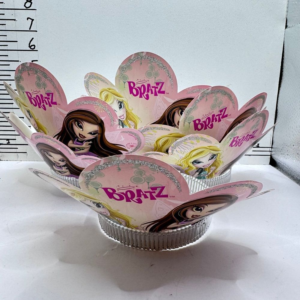 6 Bratz birthday hats girls with sparkle crowns tiaras‎